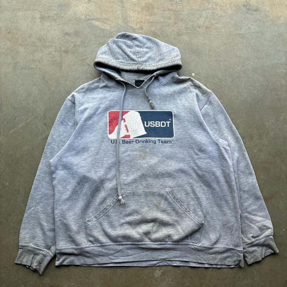 Vintage early 2000’s U.S. Beer Drinking Team Hoodie